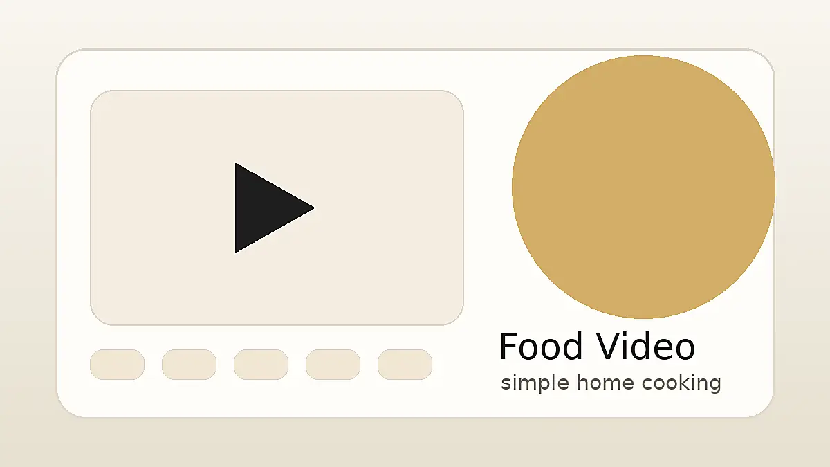 西瓜视频美食视频教程封面图